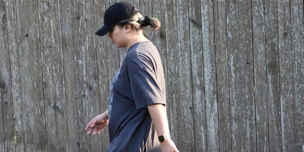 woman, walking, exercise, fitness, walking trail, park, recreation, outdoors, girl